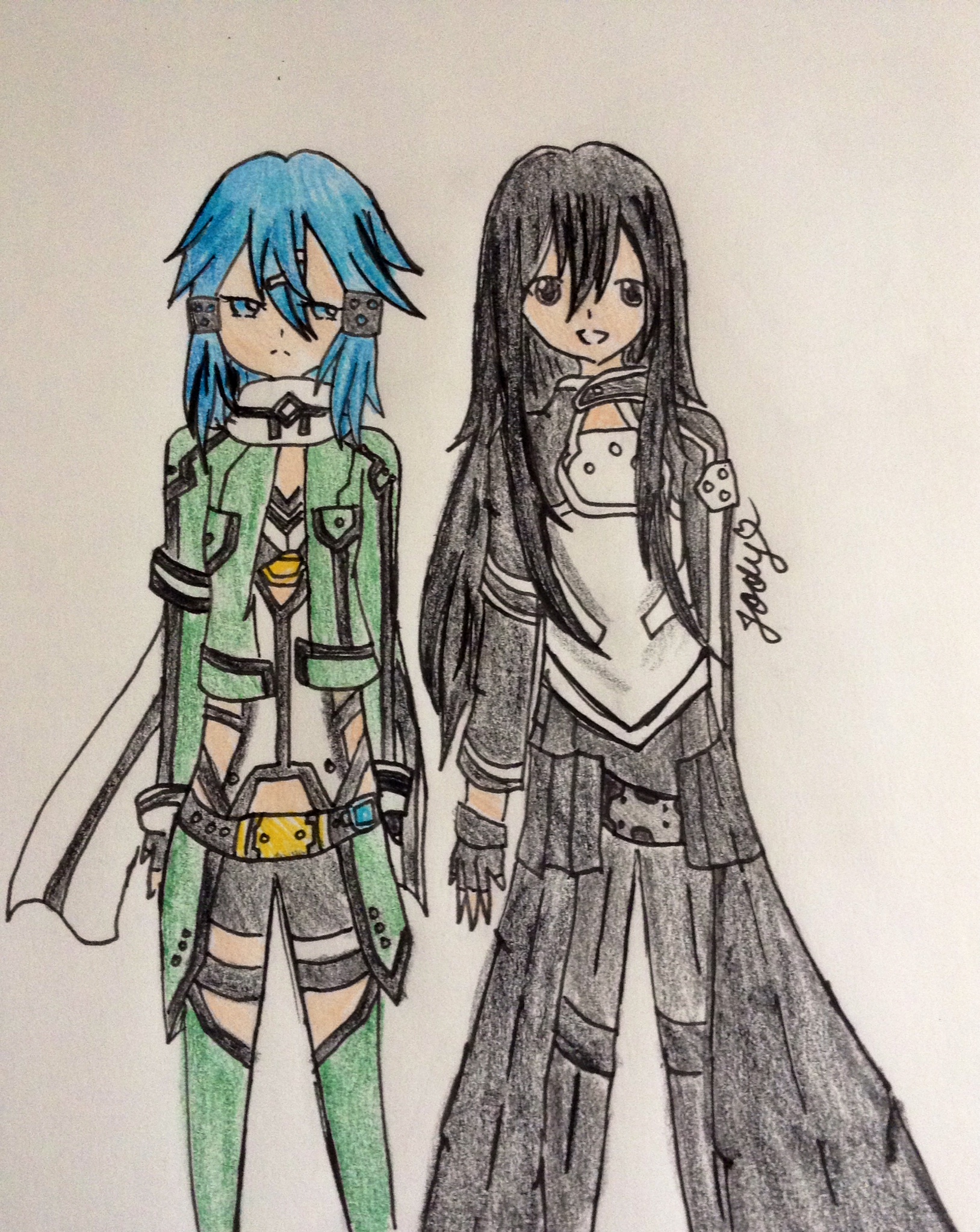 Kirito and Sinon