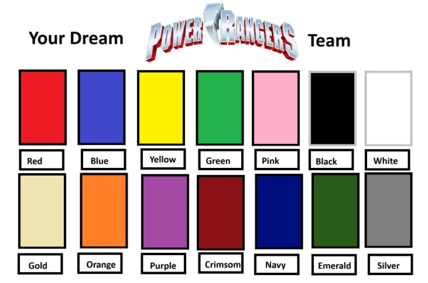 Make Your Dream Power Rangers Team Template by goseidecade1234 on ...
