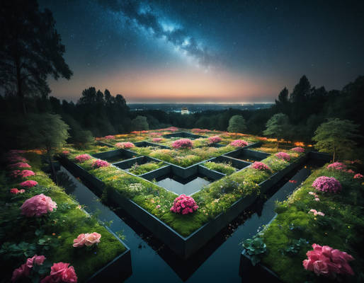 Garden At Night