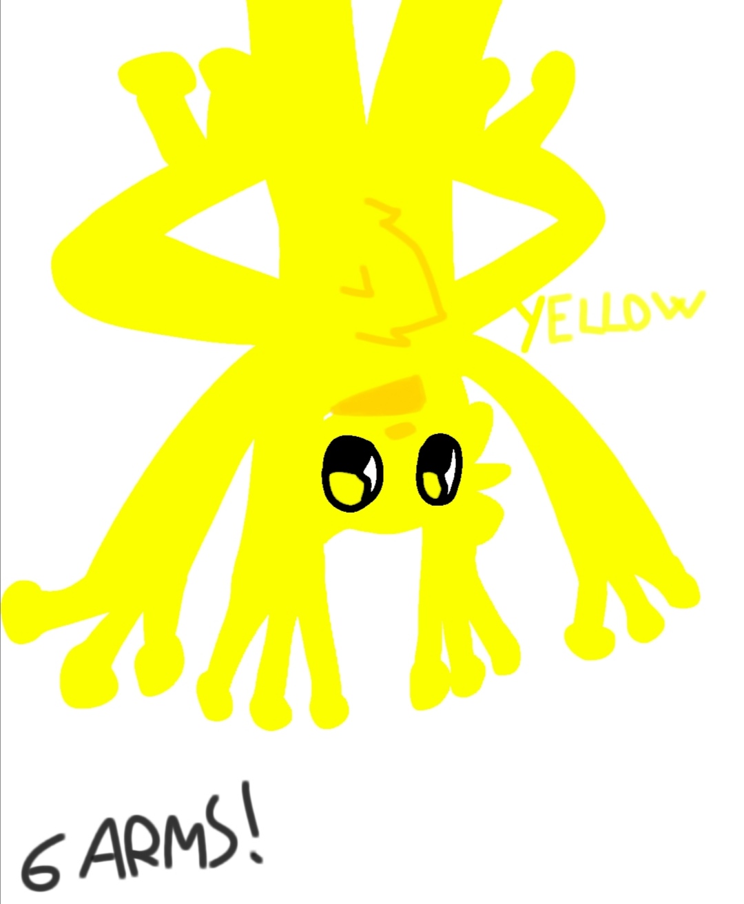 Rainbow Friends Yellow Spider by Haros98 on DeviantArt