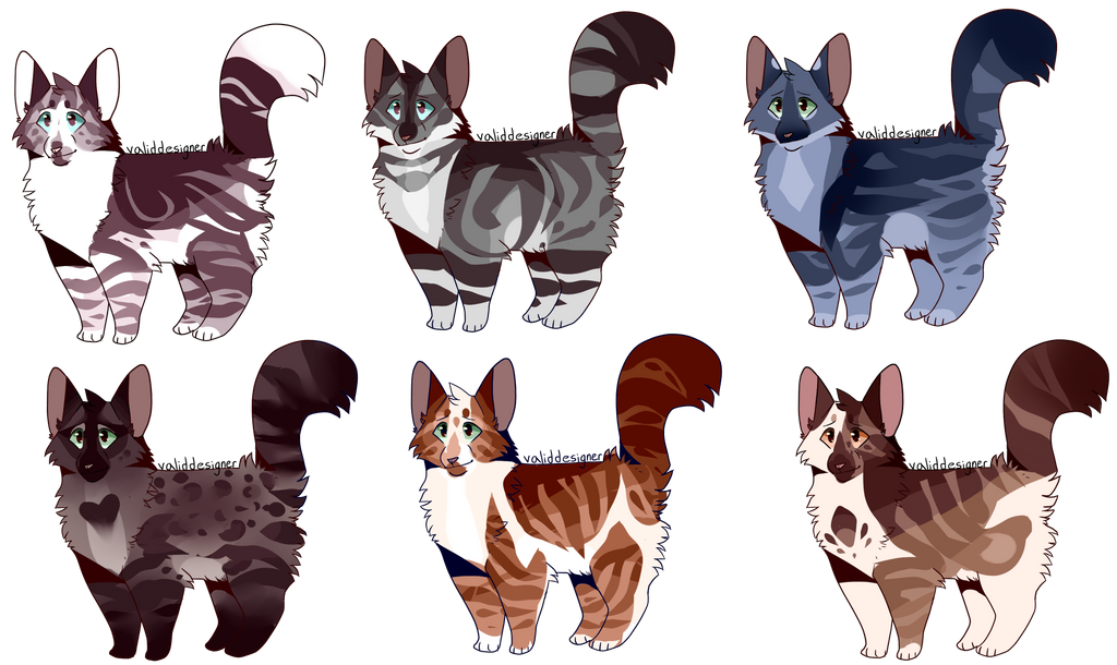 Cat Adopts #1 | OPEN | 4/6 by ValidDesigner on DeviantArt