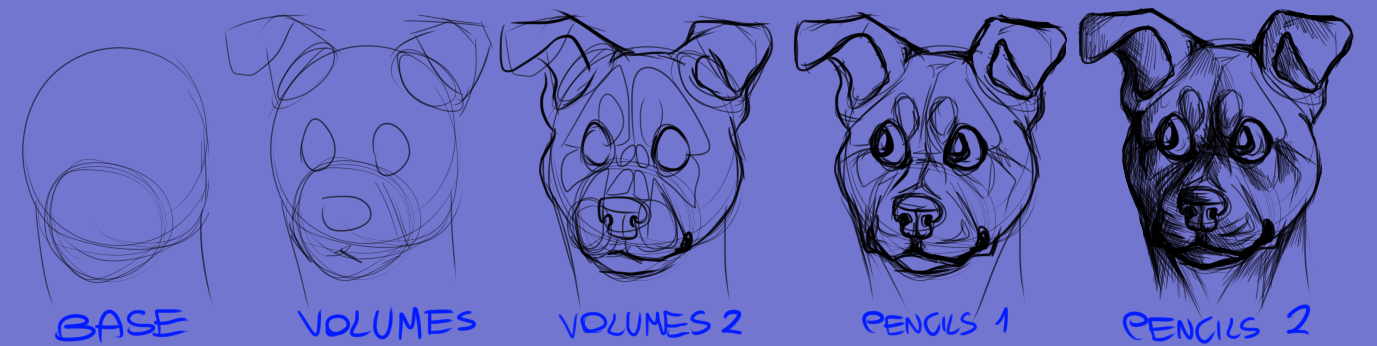 Doggie head mini tutorial