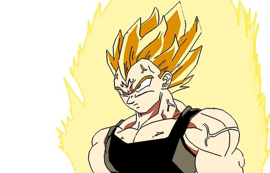 Majin Vegeta MS Paint by rumiko5 on DeviantArt