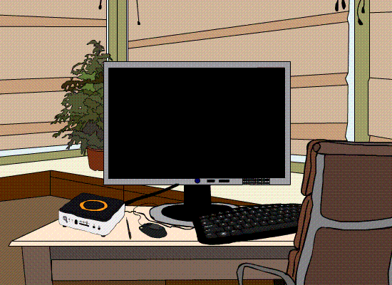 Animated: 3D Office Loading Screen Computer by DanDreamer on DeviantArt