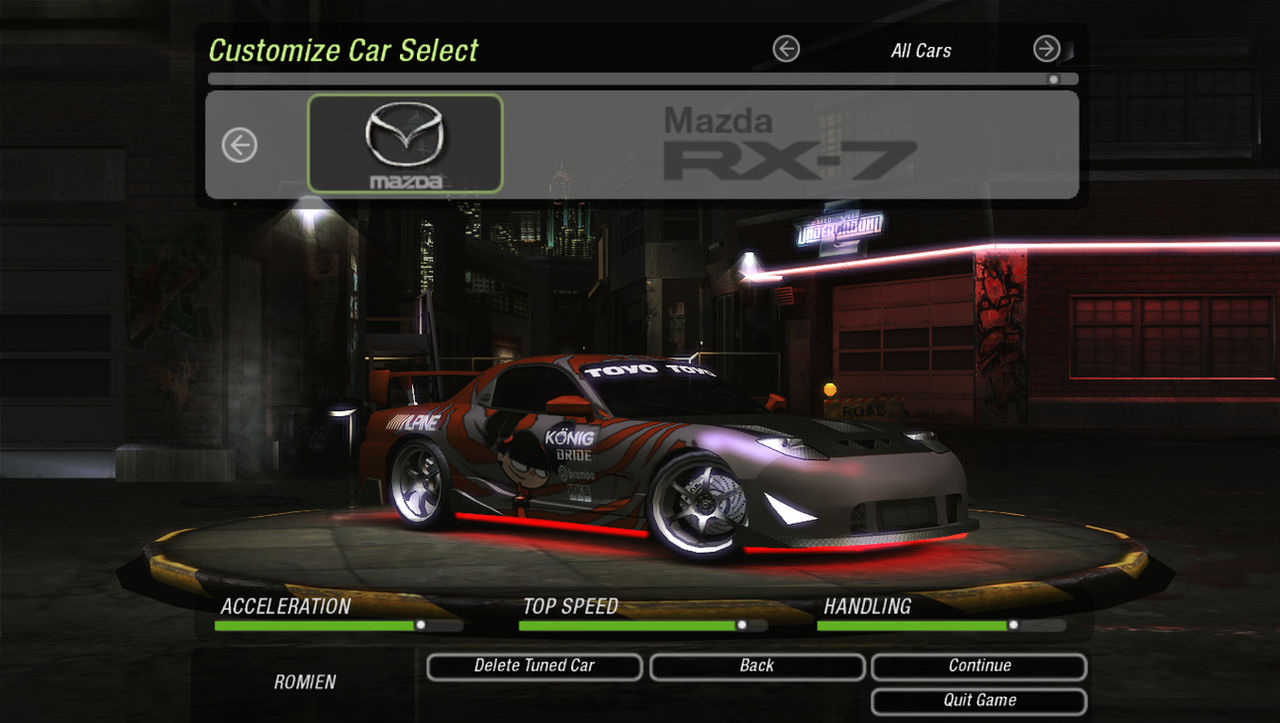 Nfs:ug Rx7 NFS Underground 2 Gretchen RX-7 Build by romienbossi666 on DeviantArt