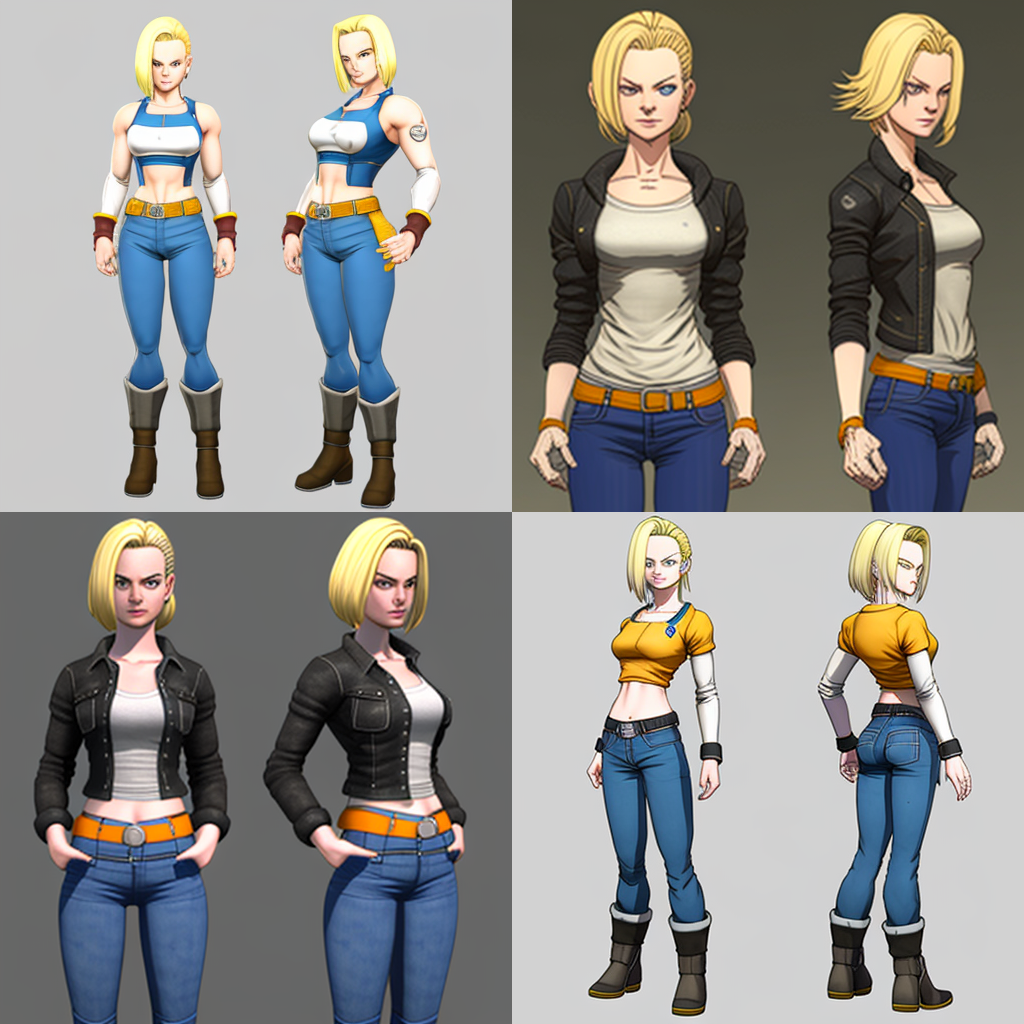 Android Version 18 Android 18 realistic(ia) version 1 by 2tihxdytefhjr on DeviantArt