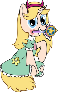 Star Butterfly Pony NoSocks by Sorata-Daidouji