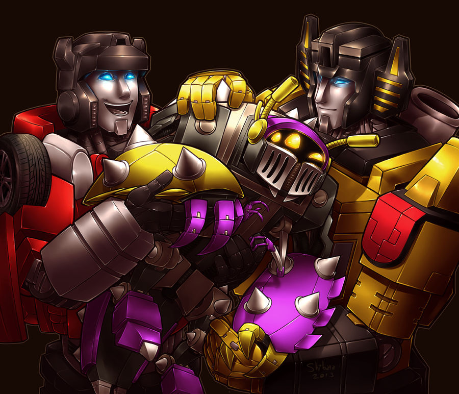 Commission - LD76 - Bob, Sunstreaker and Sidwswipe