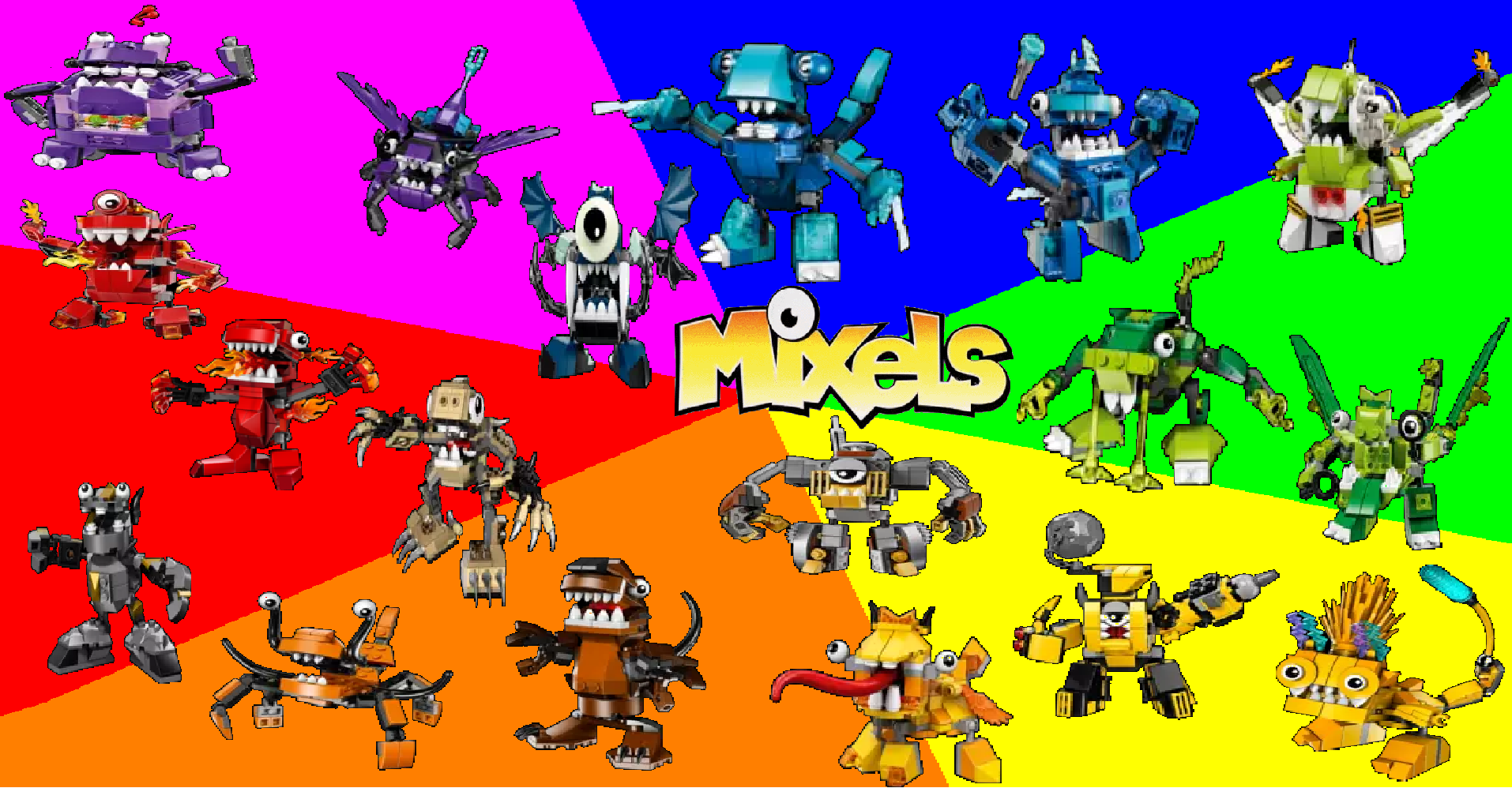 Mixels (series 1-6 maxes) by kinghedeghog on DeviantArt