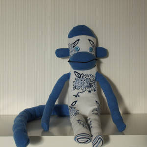 Delfts Blue Sock Monkey