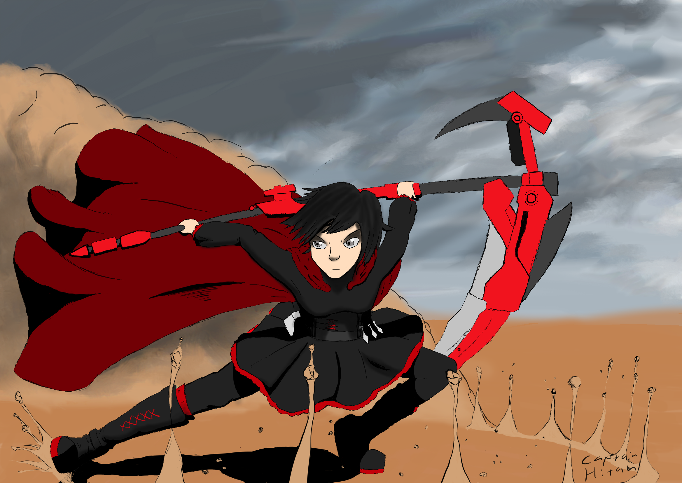 RWBY Ruby Fan Art