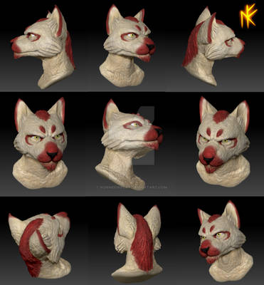 3D Portrait: Fox