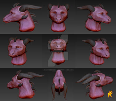 3D Portrait: Dragon
