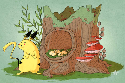 Wild Pikachu Nest