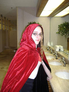 Me as Red Riding Hood