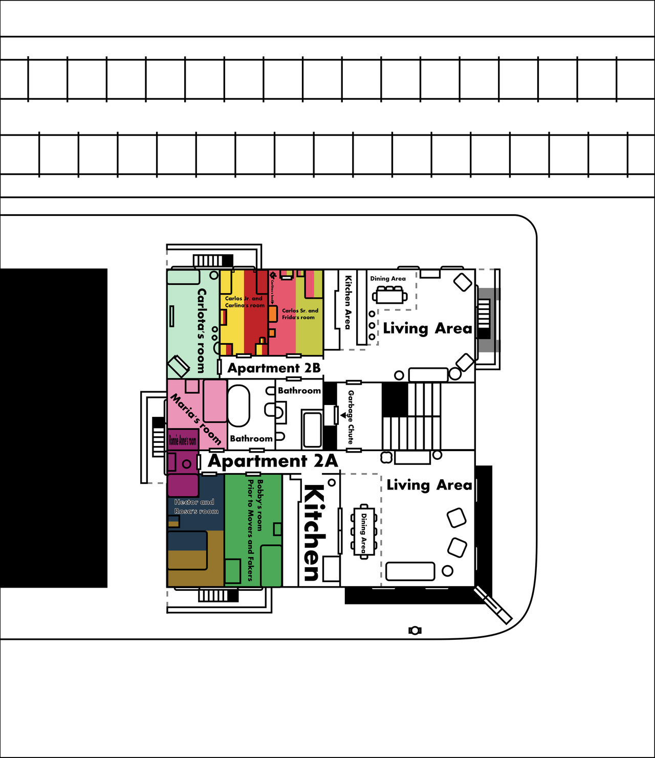 Casagrande Apartment Building Schematics, Floor 2 by storm-100 on ...