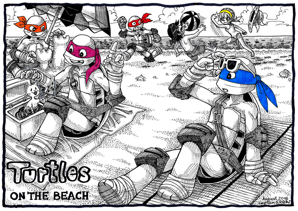 Turtles on the Beach