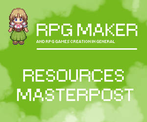 RPG MAKER - RESOURCES MASTERPOST by CarmenMCS