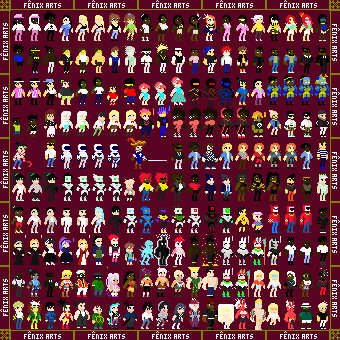 Collection 1, 32x32 Fantasy Characters & Creatures : r/PixelArt