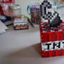 Minecraft TNT 3D perler