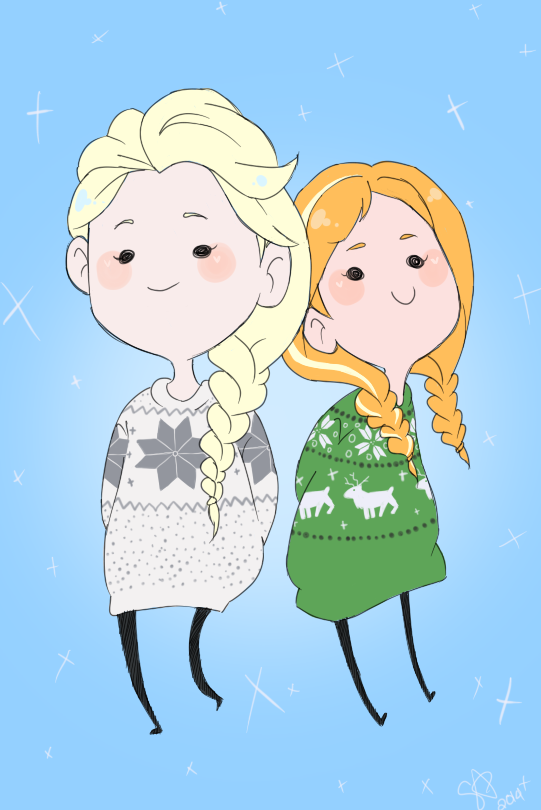 Elsa and Anna