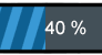 Blue Loading Bar 40%