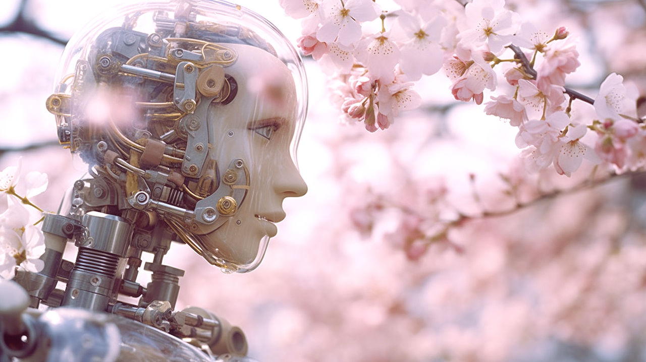 Android in spring by love1008 on DeviantArt