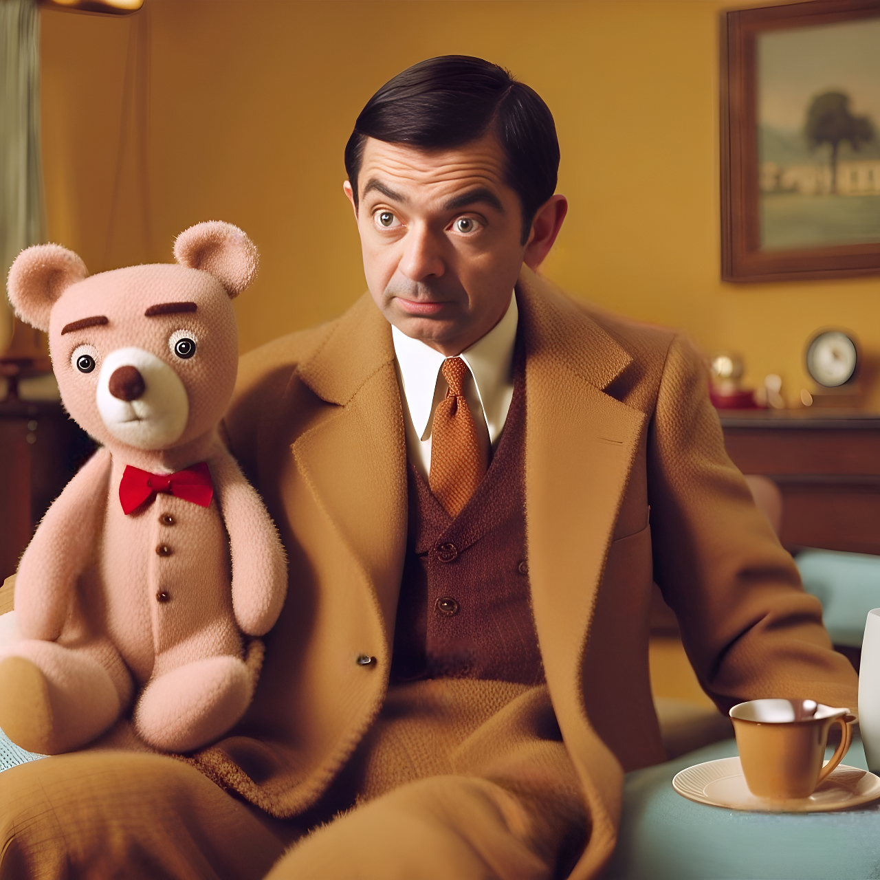 Mr bean and his teddy best sale bear