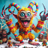 Colorful krampus 2