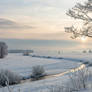 Tranquil winter landscape