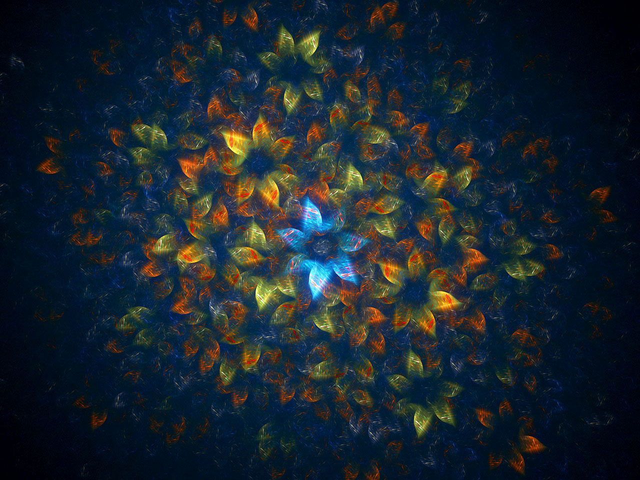 Fractalpainted Flowers