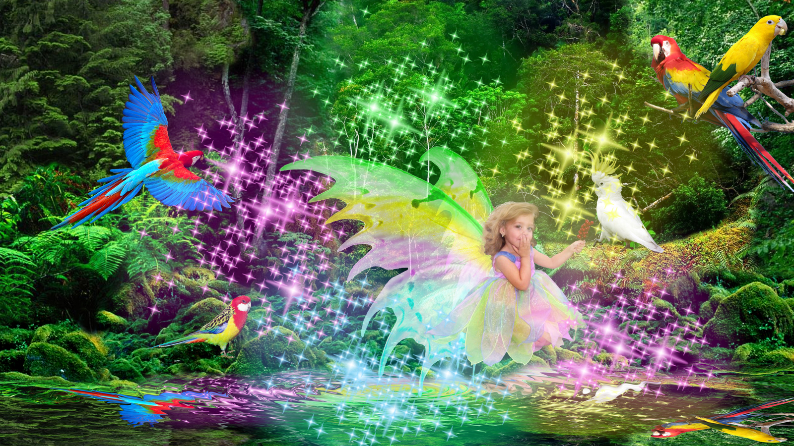 Little Faerie In The Parrot Enclave