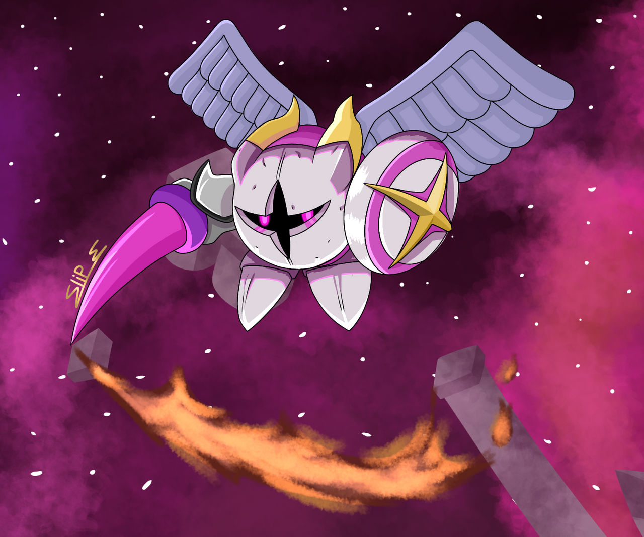 Pink Meta knight by SlipLexington on DeviantArt