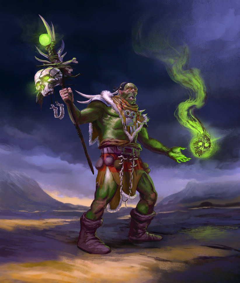 Orc illustration by desicigor on DeviantArt