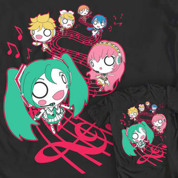 Tuneful Saunter - We Love Fine Hatsune Miku shirt