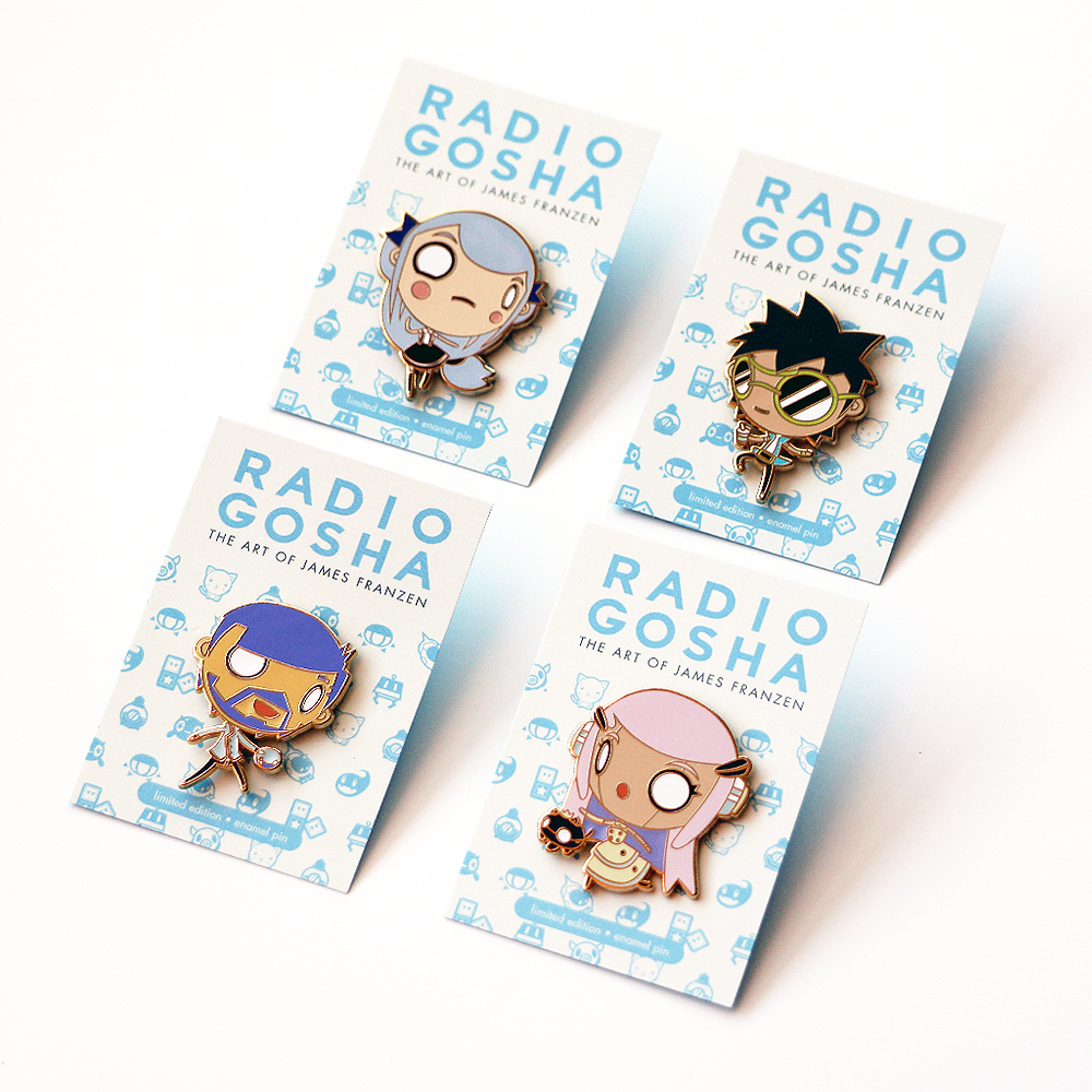 Radio Gosha Enamel Pin Set - Wave 2 by GoshaDole