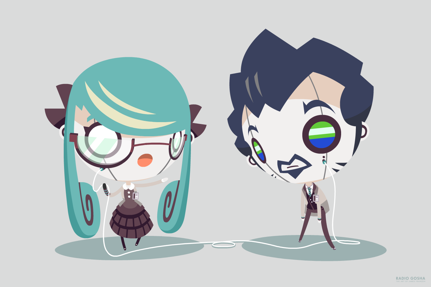 Cyborgs (In Space) Character Reference #2 by GoshaDole