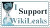 I Support Wikileaks Stamp by PoizonMyst