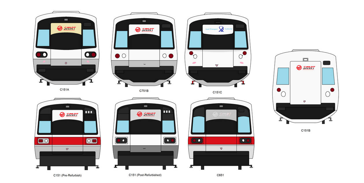 SMRT (Singapore Mass Rapid Transit) Rolling Stocks by john419rdi on ...