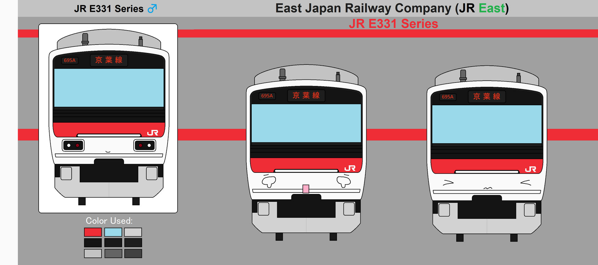 JR E331 Series ref sheet (2022 September Version) by john419rdi on ...