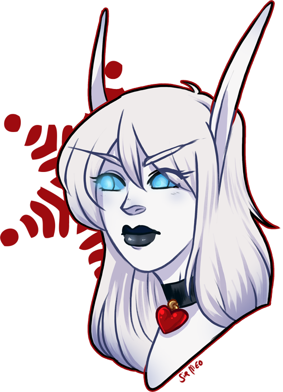 Lyshara Blightheart Bust by MagicTowers on DeviantArt