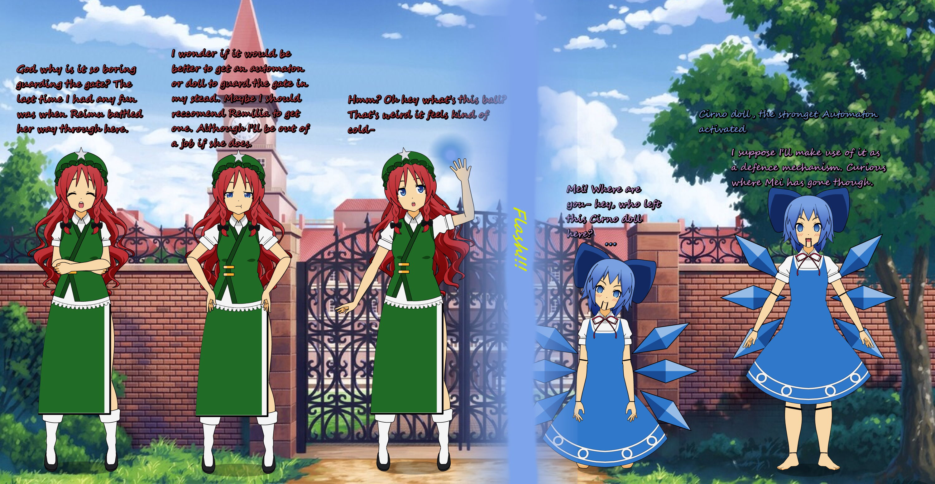 Cirno doll activated doll tf sequence by May Marzo on DeviantArt