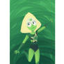 Peridot  crystal gem