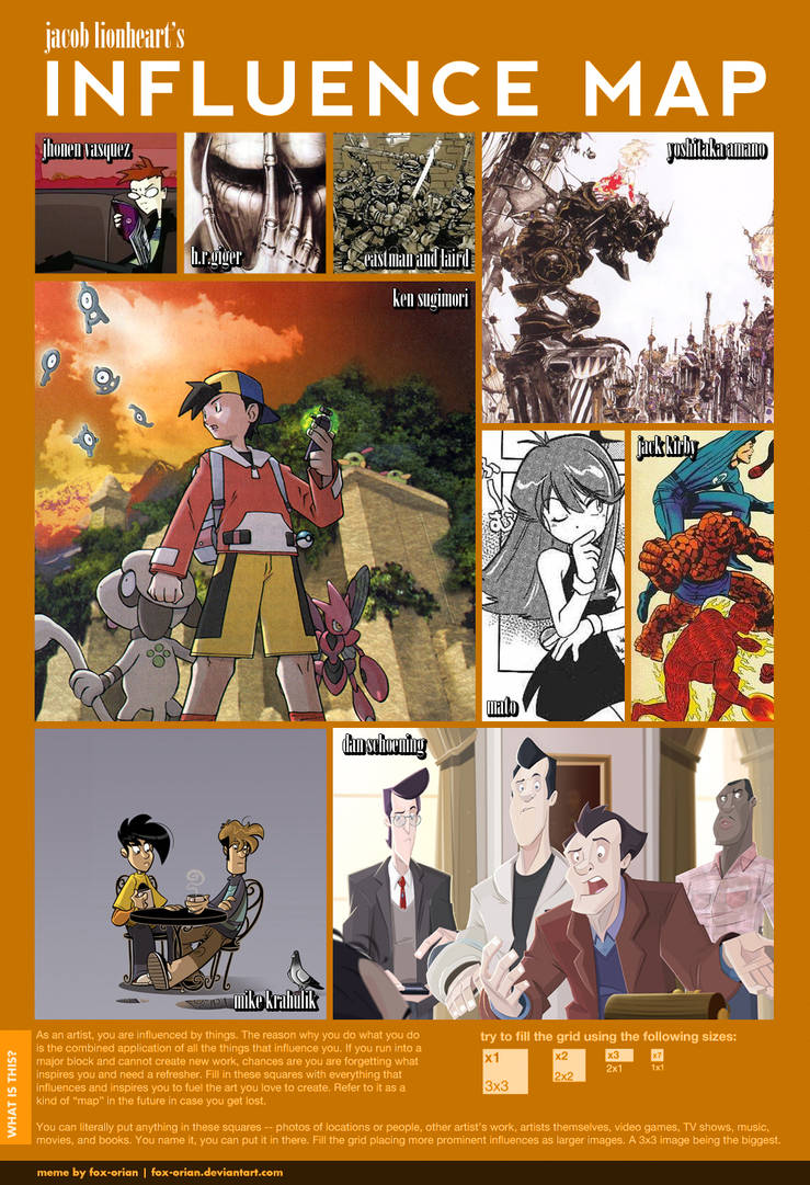 Jacob's Influence Map by JacobLionheart on DeviantArt