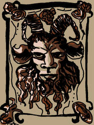 Satyr Card