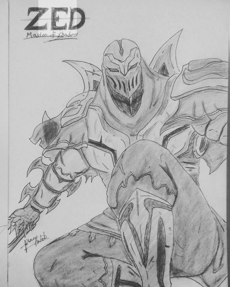 Zed-Master of Shadows by ShinkuArt on DeviantArt