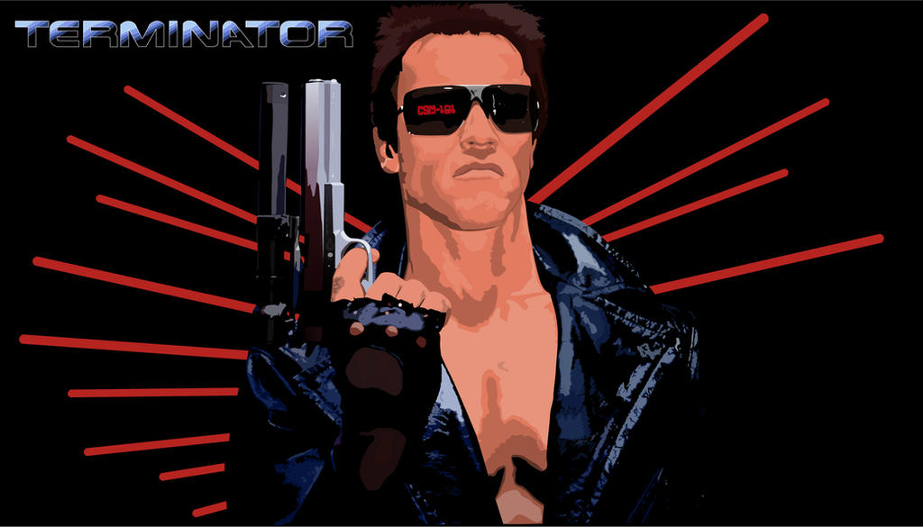 Terminator Poster Vector by xMattMurderx on DeviantArt