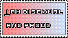 Stamp- bisexual and proud