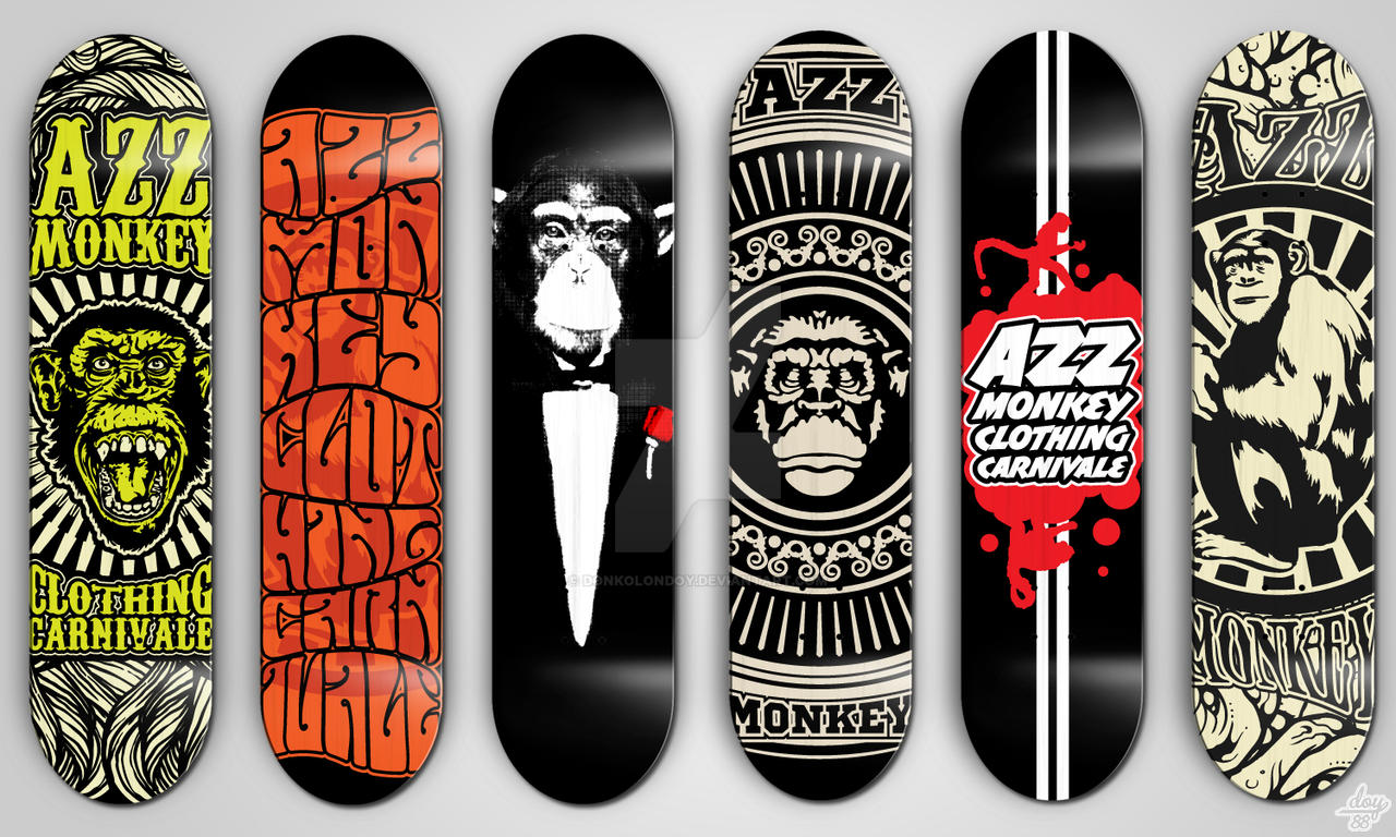 Skateboard Deck Designs By Donkolondoy