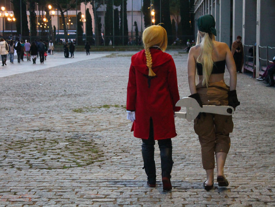 Edward and Winry cosplay 2